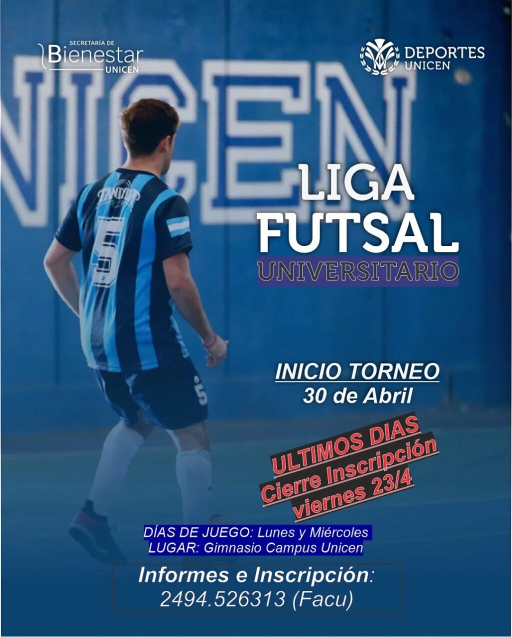 Instagram post from deportesunicen. This post is in position 0.