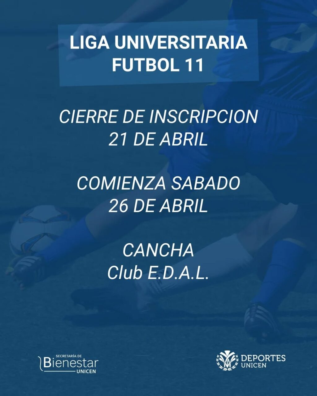 Instagram post from deportesunicen. This post is in position 1.