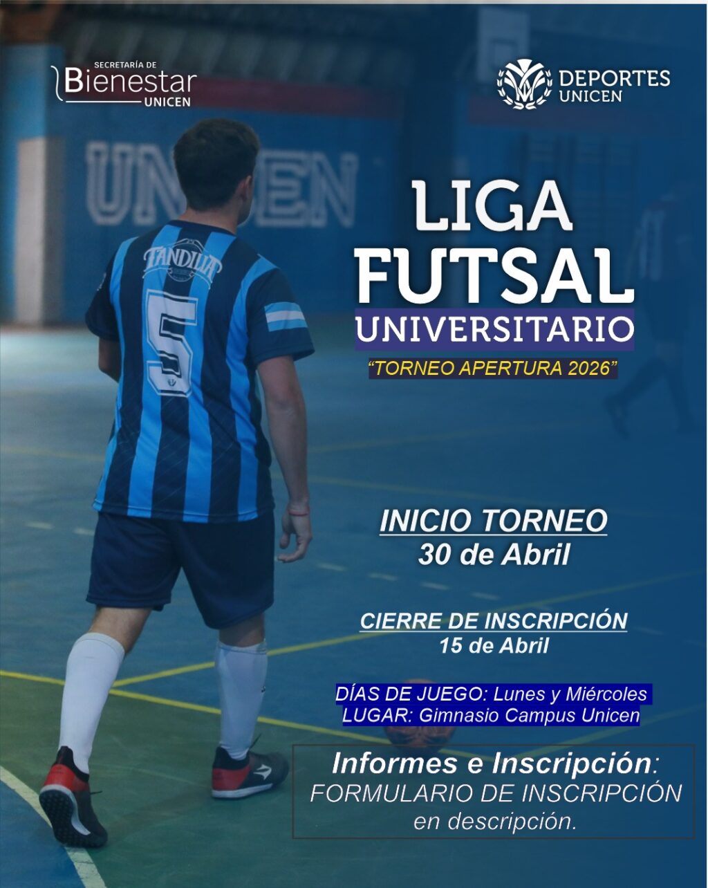 Instagram post from deportesunicen. This post is in position 0.