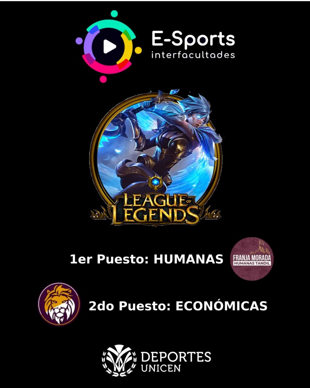 Instagram post from deportesunicen. This post is in position 1.