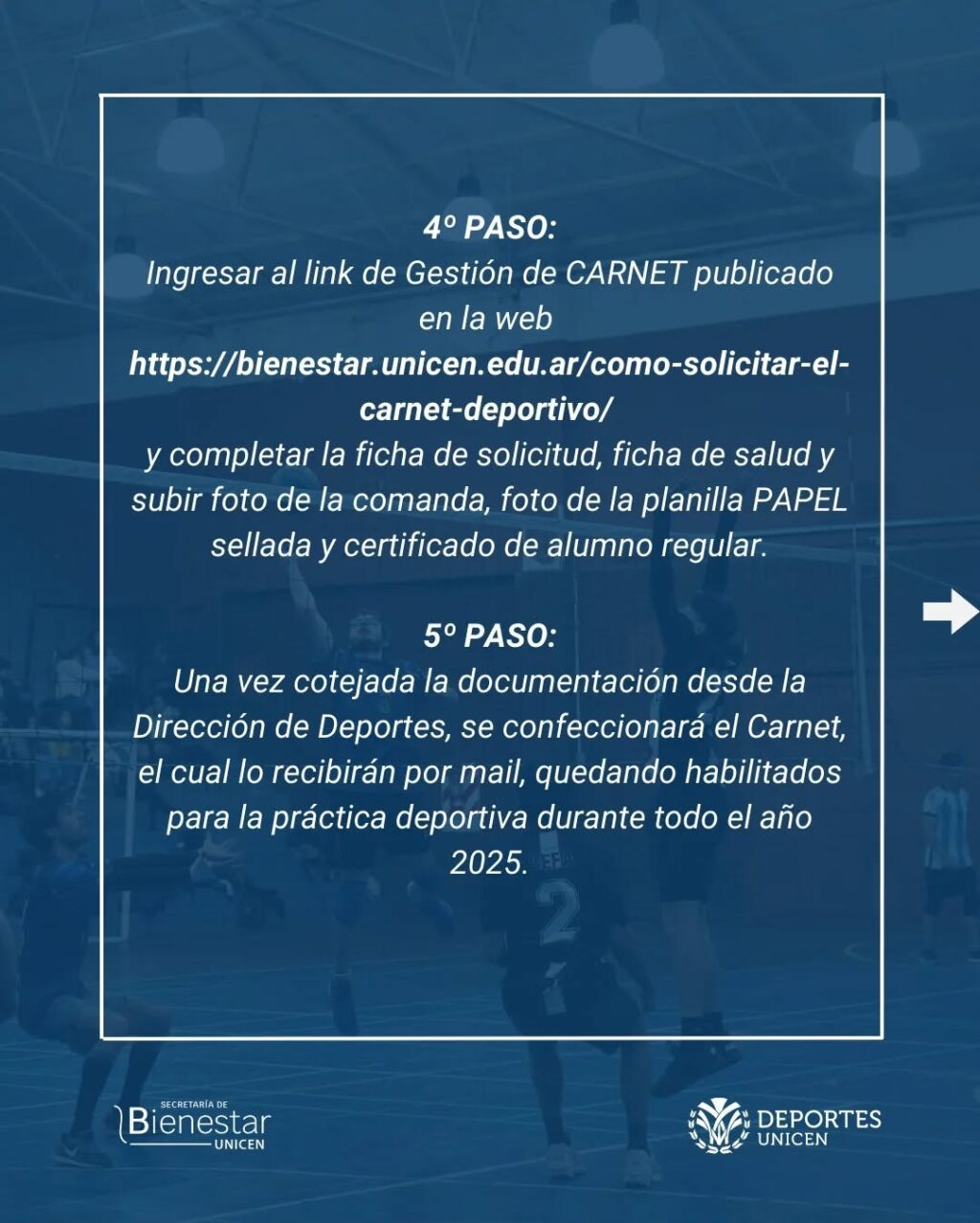 Instagram post from deportesunicen. This post is in position 2.